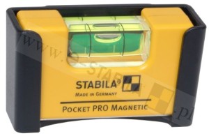 POZIOMNICA POCKET PRO MAGNETIC Z KLIPSEM NA PASEK